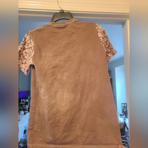First run hand made leopard print sleeve t shirt - Picture 6 of 6